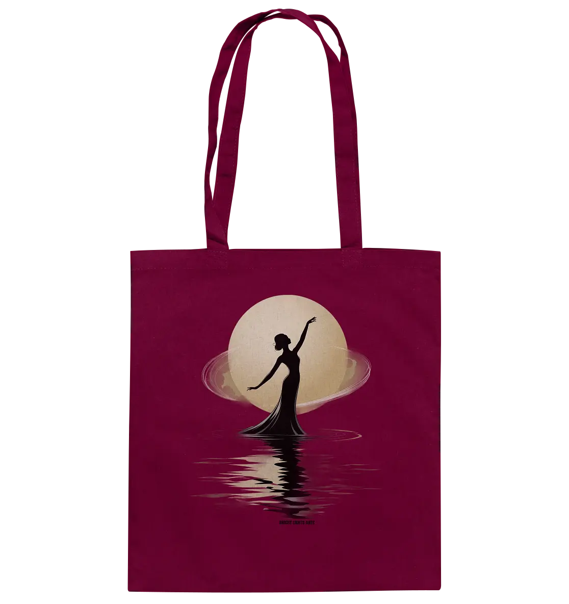 Lunar Elegance The Dancer's Glow - Baumwolltasche Bright Lights Arts