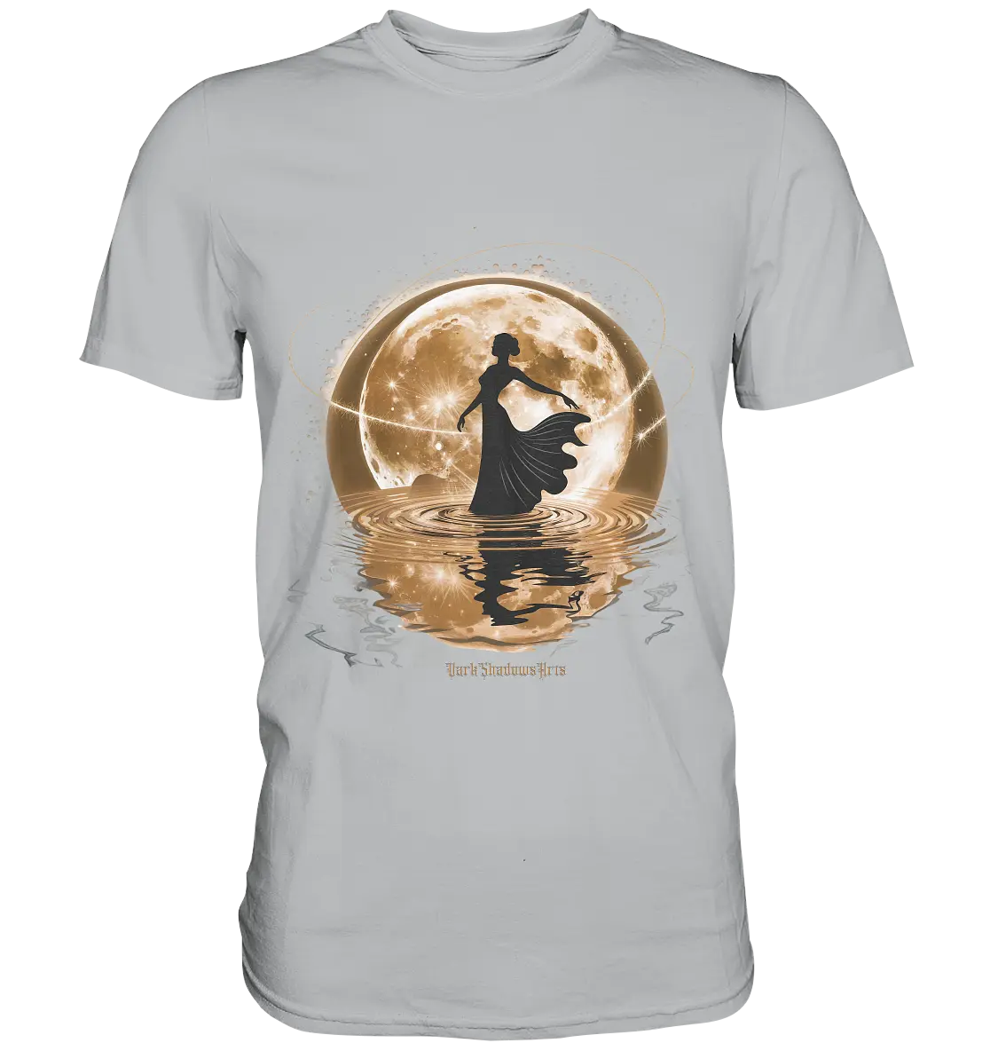 Lunar Elegance The Dancer's Glow Kopie - Premium Shirt Bright Lights Arts