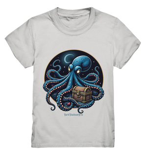 Majestätischer Tintenfisch – Hüter der Schatzkiste - Kids Premium Shirt Bright Lights Arts