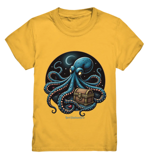 Majestätischer Tintenfisch – Hüter der Schatzkiste - Kids Premium Shirt Bright Lights Arts