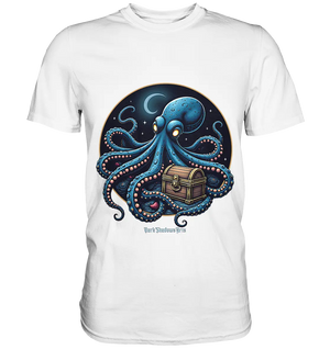 Majestätischer Tintenfisch – Hüter der Schatzkiste - Premium Shirt Bright Lights Arts
