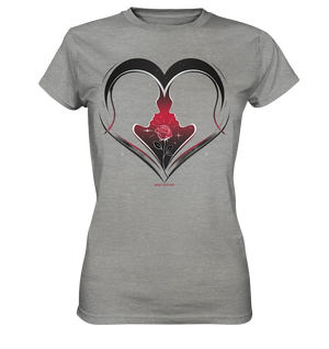 Männerliebe: Zarte Verbundenheit in Schwarz - Ladies Premium Shirt Bright Lights Arts