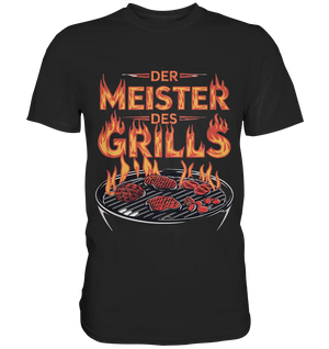 Meister des Grills – Flammendes Grillrost - Premium Shirt Bright Lights Arts