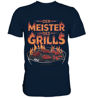 Meister des Grills – Flammendes Grillrost - Premium Shirt Bright Lights Arts