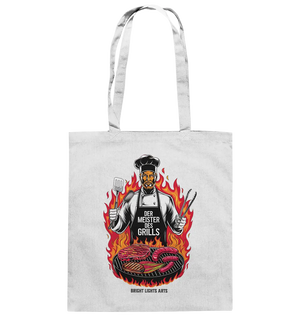 Meister des Grills – Koch im Flammenmeer - Baumwolltasche Bright Lights Arts