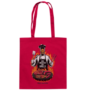 Meister des Grills – Koch im Flammenmeer - Baumwolltasche Bright Lights Arts