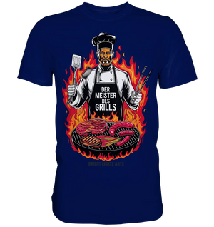 Meister des Grills – Koch im Flammenmeer - Premium Shirt Bright Lights Arts