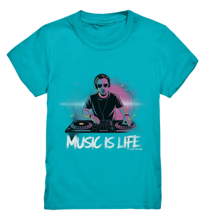 Music is Life - Lebende Energie der Musik - Kids Premium Shirt Bright Lights Arts