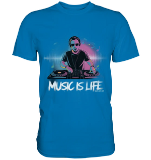 Music is Life - Lebende Energie der Musik - Premium Shirt Bright Lights Arts