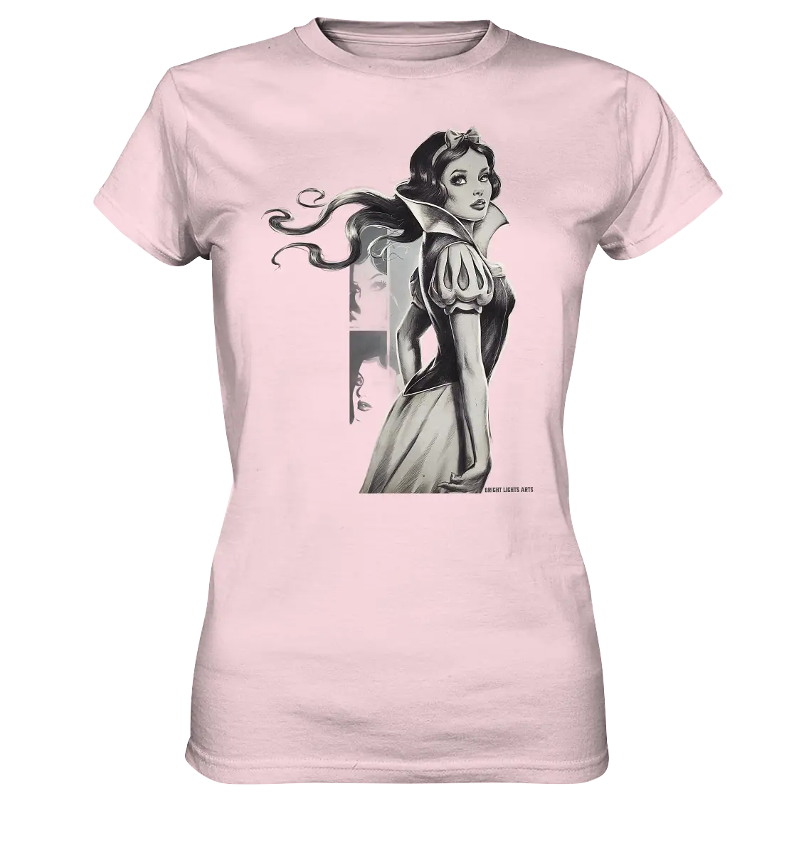 Mystische Schneewittchen – Dunkle Eleganz trifft Märchenzauber - Ladies Premium Shirt Bright Lights Arts