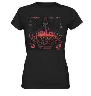 Narcissism in Friendships: Marionetten der Manipulation - Ladies Premium Shirt Bright Lights Arts