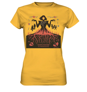 Narcissism in Friendships: Marionetten der Manipulation - Ladies Premium Shirt Bright Lights Arts