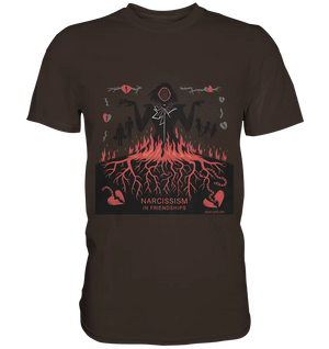 Narcissism in Friendships: Marionetten der Manipulation - Premium Shirt Bright Lights Arts