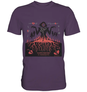 Narcissism in Friendships: Marionetten der Manipulation - Premium Shirt Bright Lights Arts