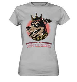 Nicht Streicheln - Ich Beiße! - Ladies Premium Shirt Bright Lights Arts