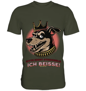 Nicht Streicheln - Ich Beiße! - Premium Shirt Bright Lights Arts