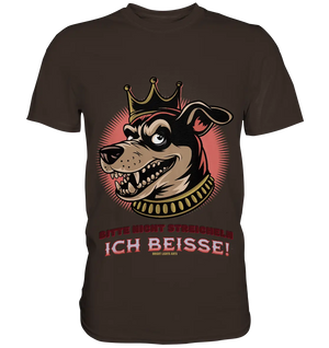 Nicht Streicheln - Ich Beiße! - Premium Shirt Bright Lights Arts