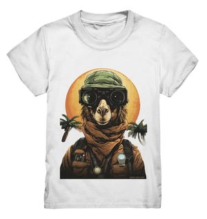 Night Ops Camel – Abenteuerliches und humorvolles Wüstendesign - Kids Premium Shirt Bright Lights Arts