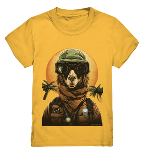 Night Ops Camel – Abenteuerliches und humorvolles Wüstendesign - Kids Premium Shirt Bright Lights Arts