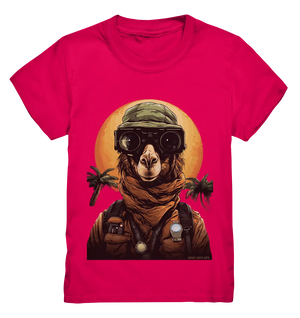 Night Ops Camel – Abenteuerliches und humorvolles Wüstendesign - Kids Premium Shirt Bright Lights Arts