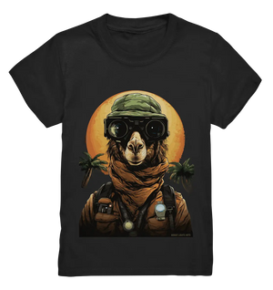 Night Ops Camel – Abenteuerliches und humorvolles Wüstendesign - Kids Premium Shirt Bright Lights Arts