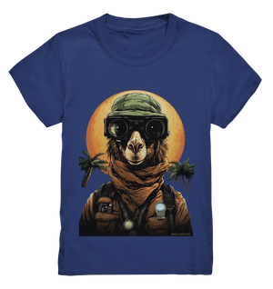 Night Ops Camel – Abenteuerliches und humorvolles Wüstendesign - Kids Premium Shirt Bright Lights Arts