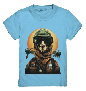 Night Ops Camel – Abenteuerliches und humorvolles Wüstendesign - Kids Premium Shirt Bright Lights Arts