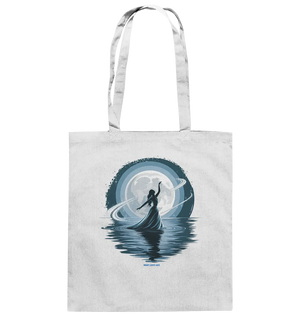 Nightfall Elegance Die Tänzerin im Mondlicht - Baumwolltasche Bright Lights Arts