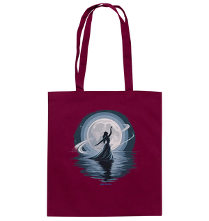 Nightfall Elegance Die Tänzerin im Mondlicht - Baumwolltasche Bright Lights Arts