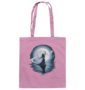 Nightfall Elegance Die Tänzerin im Mondlicht - Baumwolltasche Bright Lights Arts
