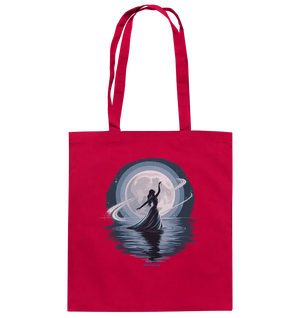 Nightfall Elegance Die Tänzerin im Mondlicht - Baumwolltasche Bright Lights Arts