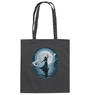 Nightfall Elegance Die Tänzerin im Mondlicht - Baumwolltasche Bright Lights Arts