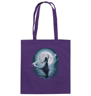 Nightfall Elegance Die Tänzerin im Mondlicht - Baumwolltasche Bright Lights Arts
