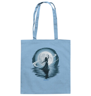 Nightfall Elegance Die Tänzerin im Mondlicht - Baumwolltasche Bright Lights Arts