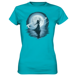 Nightfall Elegance Die Tänzerin im Mondlicht - Ladies Premium Shirt Bright Lights Arts