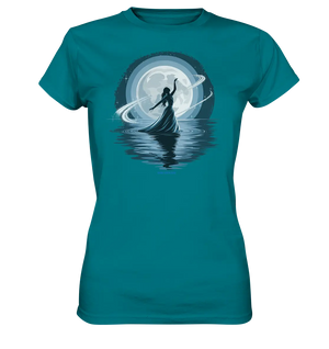 Nightfall Elegance Die Tänzerin im Mondlicht - Ladies Premium Shirt Bright Lights Arts