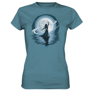 Nightfall Elegance Die Tänzerin im Mondlicht - Ladies Premium Shirt Bright Lights Arts