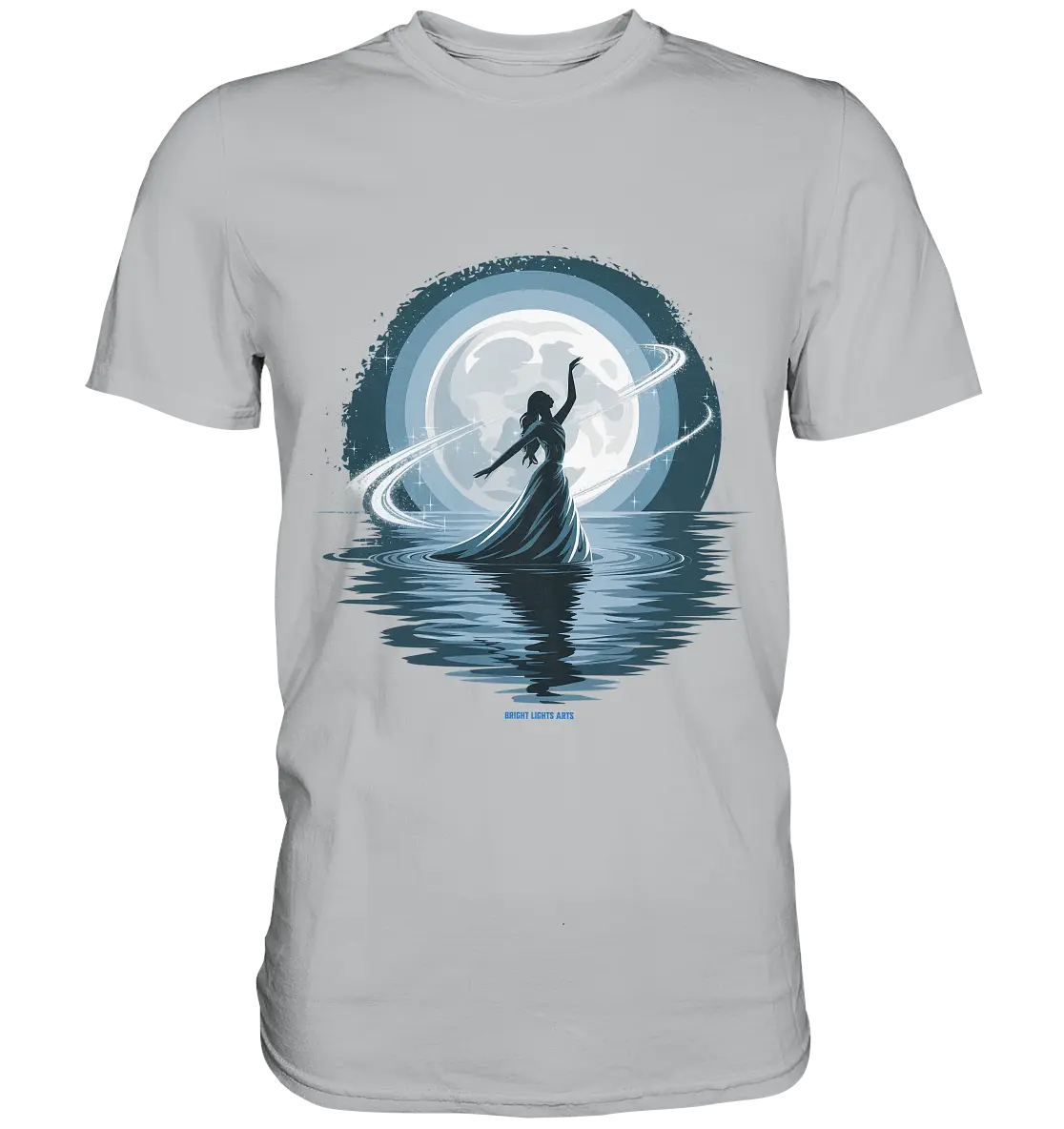 Nightfall Elegance Die Tänzerin im Mondlicht - Premium Shirt Bright Lights Arts