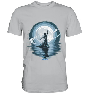 Nightfall Elegance Die Tänzerin im Mondlicht - Premium Shirt Bright Lights Arts