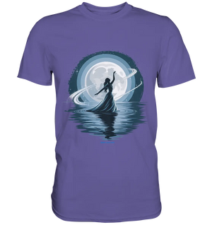 Nightfall Elegance Die Tänzerin im Mondlicht - Premium Shirt Bright Lights Arts