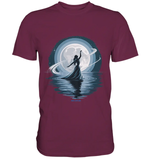 Nightfall Elegance Die Tänzerin im Mondlicht - Premium Shirt Bright Lights Arts