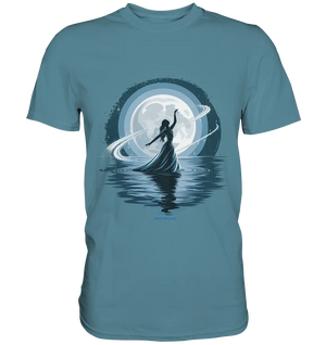 Nightfall Elegance Die Tänzerin im Mondlicht - Premium Shirt Bright Lights Arts