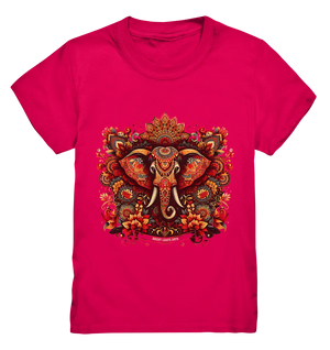 Ornamentaler Elefant: Kunstvolle Farbenpracht - Kids Premium Shirt Bright Lights Arts