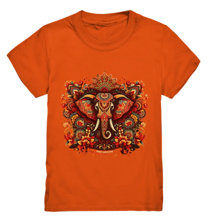 Ornamentaler Elefant: Kunstvolle Farbenpracht - Kids Premium Shirt Bright Lights Arts