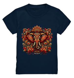 Ornamentaler Elefant: Kunstvolle Farbenpracht - Kids Premium Shirt Bright Lights Arts
