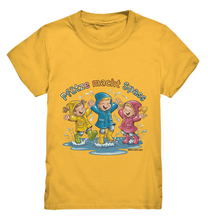 Pfützen-Spaß: Kinder im Regen - Kids Premium Shirt Bright Lights Arts