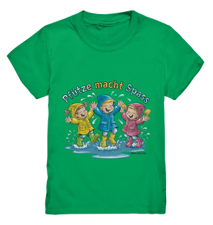 Pfützen-Spaß: Kinder im Regen - Kids Premium Shirt Bright Lights Arts