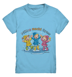 Pfützen-Spaß: Kinder im Regen - Kids Premium Shirt Bright Lights Arts