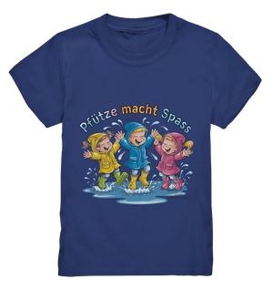 Pfützen-Spaß: Kinder im Regen - Kids Premium Shirt Bright Lights Arts