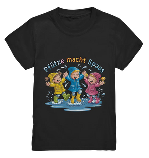 Pfützen-Spaß: Kinder im Regen - Kids Premium Shirt Bright Lights Arts